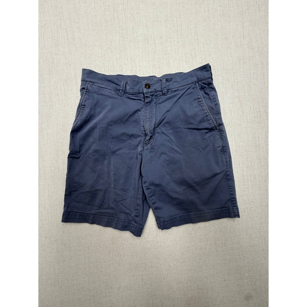 Duck Head Mens Blue Chino Shorts Size 30 Cotton Stretch Casual Walking Shorts